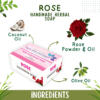 Rose Handmade Soap - Ingredients - Aura International