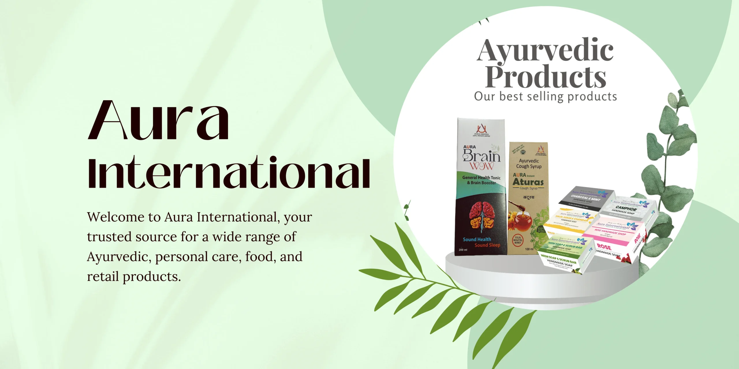 Best selling product Banner - Aura International | Aturas Meditech