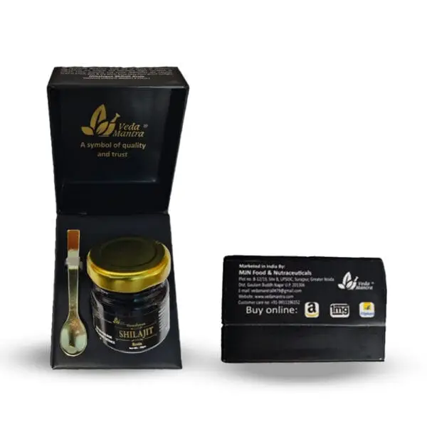 VED MANTRA Pure Shilajit Resin – 20g Bottle
