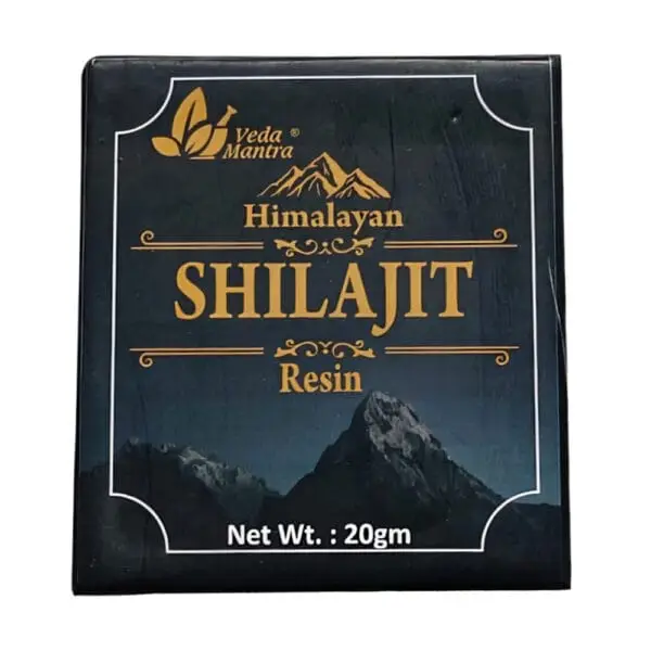 VED MANTRA Pure Shilajit Resin – 20g Bottle