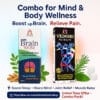 Aura Brain WOW, Vedgiri Oil, Brain Booster, Pain Relief Oil, Ayurvedic Combo, Joint Pain Oil, Memory Booster Tonic, Herbal Health Pack, Mind Body Wellness Combo