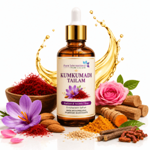 Aura International Kumkumadi Tailam Face Oil 30 ml | Enriched with Saffron Oil